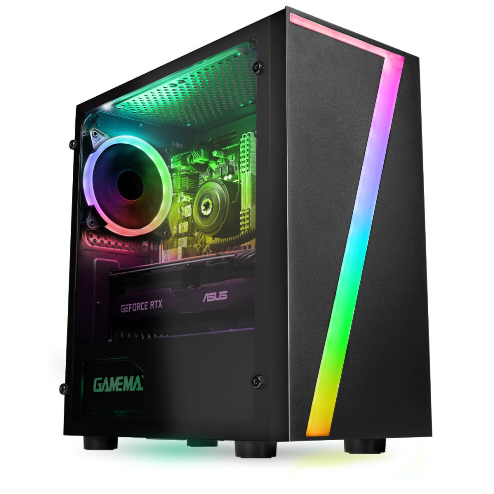 Refurbished Fast Gaming PC Bundle Intel Quad Core i5 16GB 1TB Win10 4GB GTX1050Ti