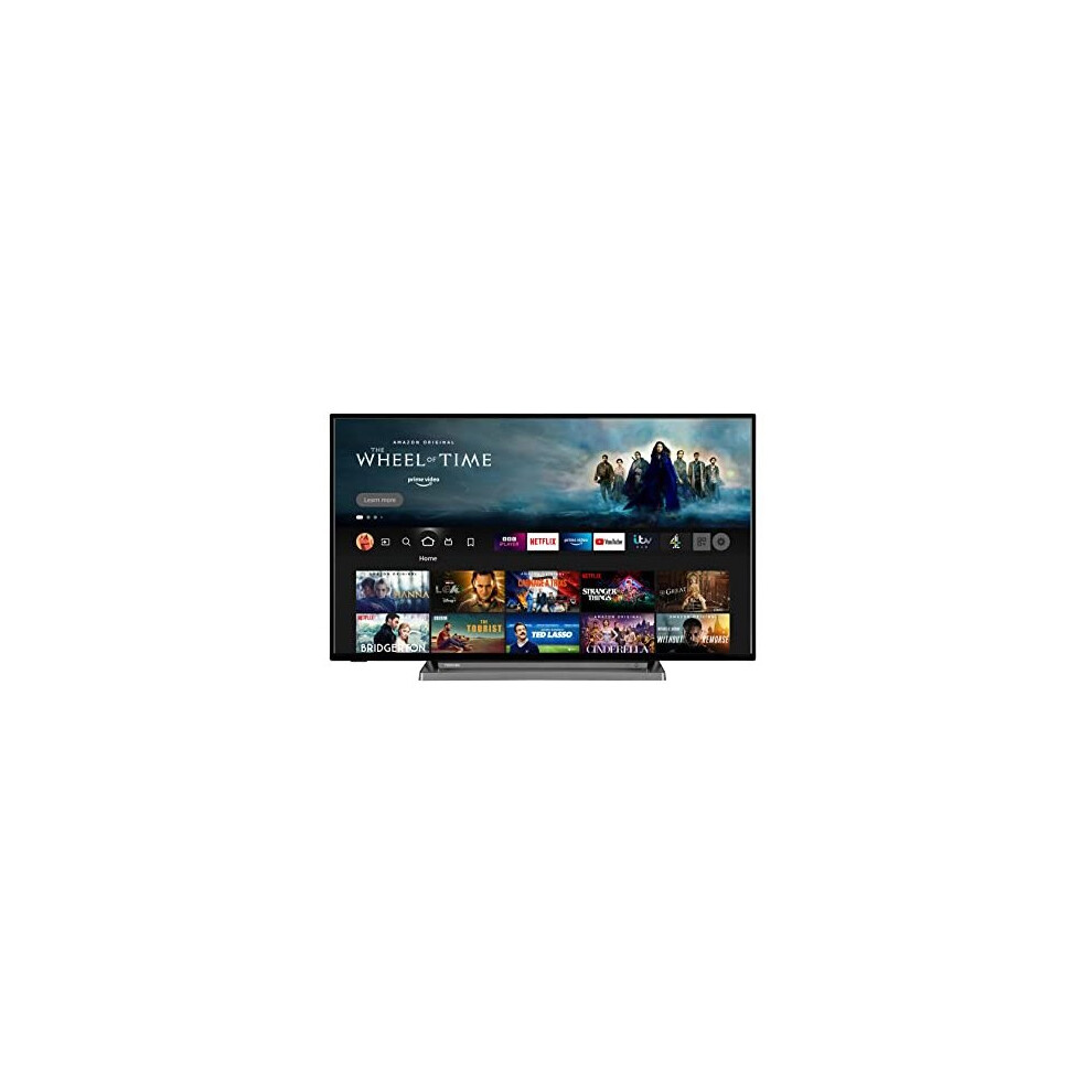 Toshiba UF3D 43 Inch Smart Fire TV 109.2 cm (4K Ultra HD, HDR10, Freeview Play, Prime Video, Netflix, Alexa voice control, HDMI 2.1, Bluetooth,